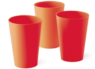 Glass 400 ml (2400 ml) (Red)